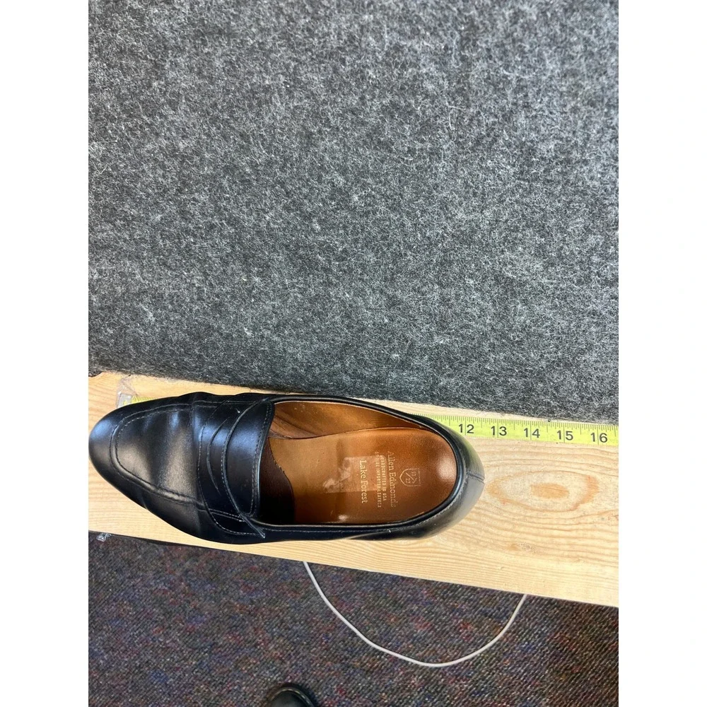 Allen Edmonds Lake Forest Mens 11 3E Black Leather Penny Loafers 1030 USA Made